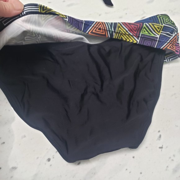 [NEW] Black/Colorful Swimsuit/ halter Neck Bikini Set - Picture 5 of 11